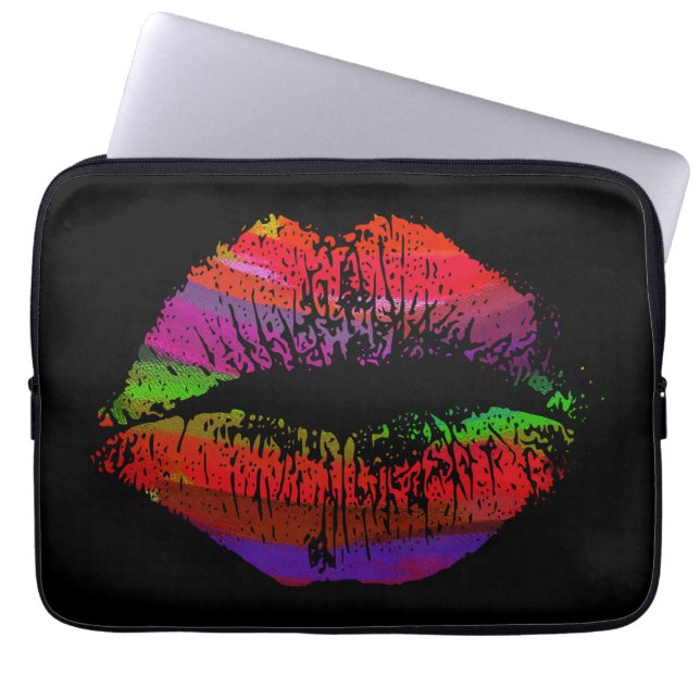 Stijlvolle Lippen #29 Laptop Sleeve (Voorkant)