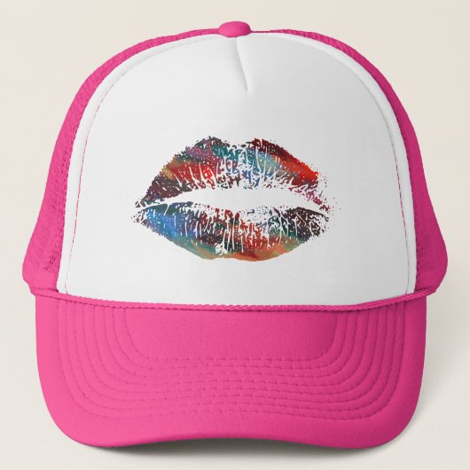 Stijlvolle Lippen #3 Trucker Pet (Voorkant)