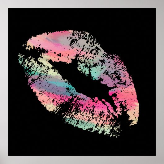 Stijlvolle lippen #4 poster (Voorkant)