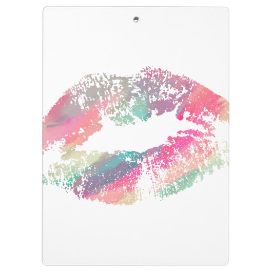 Stijlvolle Lips #14 Klembord (Achterkant)