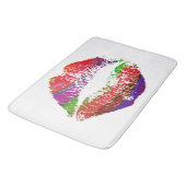 Stijlvolle Lips #15 Badmat (Gekanteld)