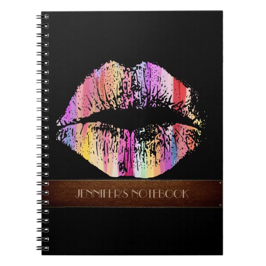 Stijlvolle Lips #15 Notitieboek (Voorkant)