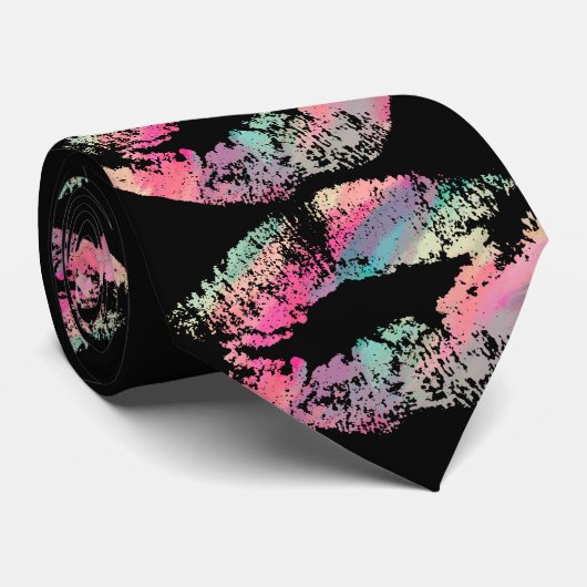 Stijlvolle Lips #16 Stropdas (Opgerold)