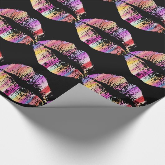 Stijlvolle Lips #17 Cadeaupapier (Hoek)