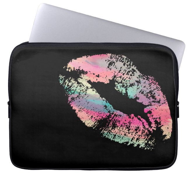 Stijlvolle Lips #17 Laptop Sleeve (Voorkant)