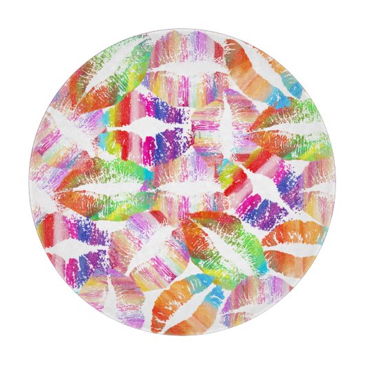 Stijlvolle Lips #25 Snijplank (Voorkant)