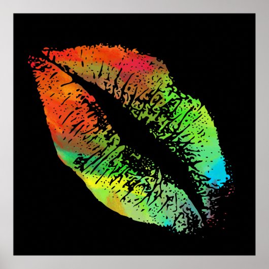 Stijlvolle Lips #3 Poster (Voorkant)