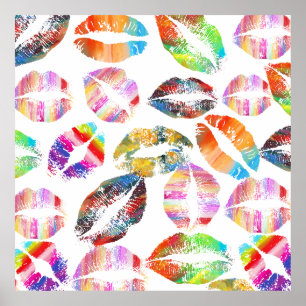 Stijlvolle Lips #6 Poster