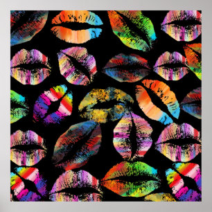 Stijlvolle Lips #7 Poster