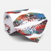 Stijlvolle Lips #7 Stropdas (Opgerold)