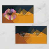 Stijlvolle lips maken artistieke moderne mozaïek # visitekaartje (Voorkant / Achterkant)