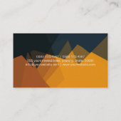 Stijlvolle lips maken artistieke moderne mozaïek # visitekaartje (Achterkant)