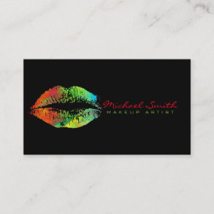 Stijlvolle Lips Makeup Artist #22 Visitekaartje