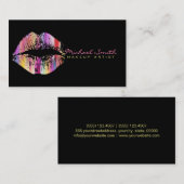 Stijlvolle Lips Makeup Artist #23 Visitekaartje (Voorkant / Achterkant)
