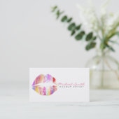 Stijlvolle Lips Makeup Artist #24 Visitekaartje (Staand voorkant)