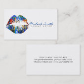 Stijlvolle Lips Makeup Artist #28 Visitekaartje (Voorkant / Achterkant)