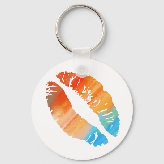 Stijlvolle Lips Sleutelhanger (Voorkant)