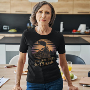 Stijlvolle locomotief Ik ben niet oud Ik ben klass T-shirt
