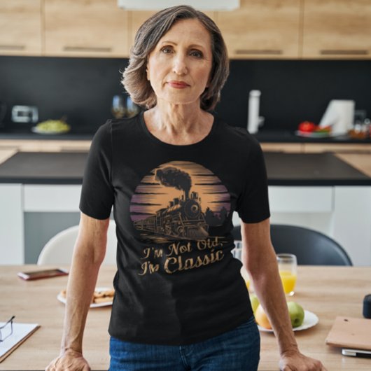 Stijlvolle locomotief Ik ben niet oud Ik ben klass T-shirt