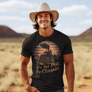 Stijlvolle locomotief Ik ben niet oud Ik ben klass T-shirt