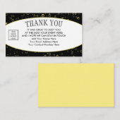 Stijlvolle Logo BEDANKT U-netwerken Visitekaartje (Voorkant / Achterkant)