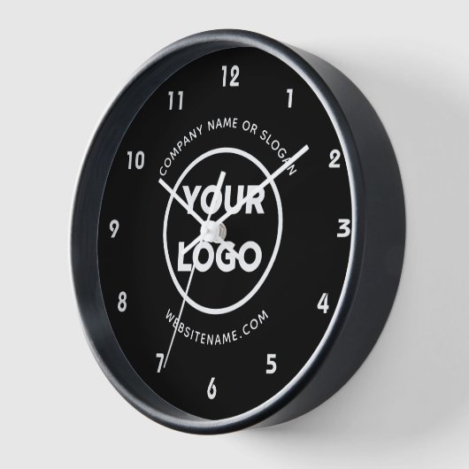 Stijlvolle Logo en zwarte tekst (Hoek)