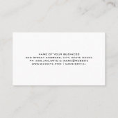 Stijlvolle Logo Visitekaartje (Achterkant)