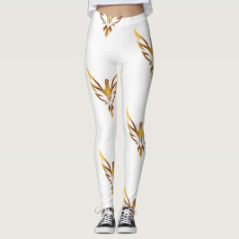Stijlvolle look Gold Eagle afbeelding Vrouwen of M Leggings