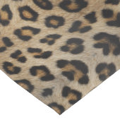 Stijlvolle luipaard bont dier print patroon trendy korte tafelloper (Hoek)