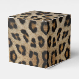 Stijlvolle luipaard cheetah bont dier print patroo bedankdoosjes
