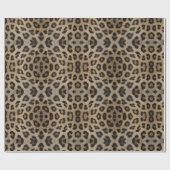 Stijlvolle luipaard cheetah bont dier print patroo cadeaupapier (Vlak)