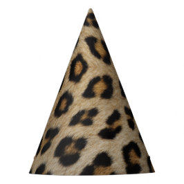 Stijlvolle luipaard cheetah bont dier print patroo feesthoedjes
