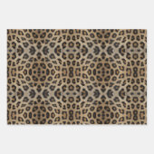 Stijlvolle luipaard cheetah bont dier print patroo inpakpapier vel (Voorkant 2)