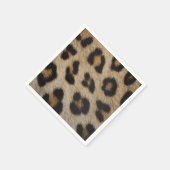 Stijlvolle luipaard cheetah bont dier print patroo servet (Hoek)