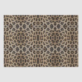 Stijlvolle luipaard cheetah bont dier print patroo tissuepapier