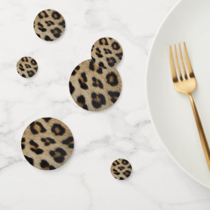 Stijlvolle luipaard cheetah bont dier print trendy confetti