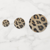 Stijlvolle luipaard cheetah bont dier print trendy confetti (Achterkanten)