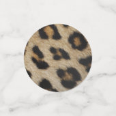 Stijlvolle luipaard cheetah bont dier print trendy confetti (Kleine voorkant)
