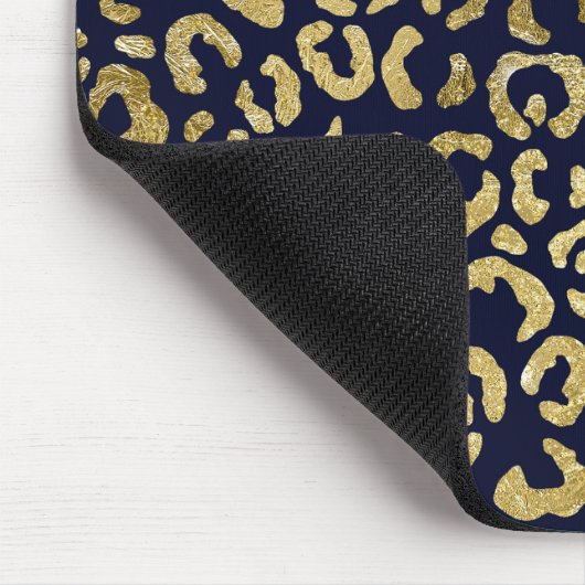 Stijlvolle, luxe, goudzeemachtprinter muismat (Hoek)