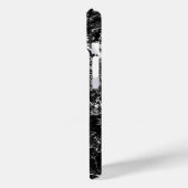 Stijlvolle luxe tijdloze zwarte marmeren steen Case-Mate iPhone case (Achterkant / Links)