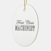 Stijlvolle machines : Machinist van eerste klasse Keramisch Ornament (Links)