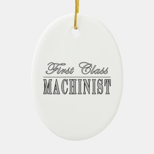 Stijlvolle machines : Machinist van eerste klasse Keramisch Ornament (Voorkant)