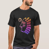 Stijlvolle Machu Picchu tekening T-shirt (Voorkant)