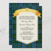 Stijlvolle MacLeod Tartan Plaid Aangepaste Bruilof Kaart (Voorkant / Achterkant)