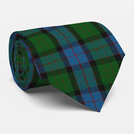Stijlvolle MacWilliam Tartan Pset Pattern-Stropdas Stropdas (Opgerold)