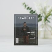 Stijlvolle Magazine Hoesje foto Afstuderen Briefkaart (Staand voorkant)