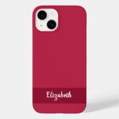 Stijlvolle magenta op maat Case-Mate iPhone case (Achterkant)