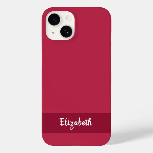 Stijlvolle magenta op maat Case-Mate iPhone case (Achterkant)