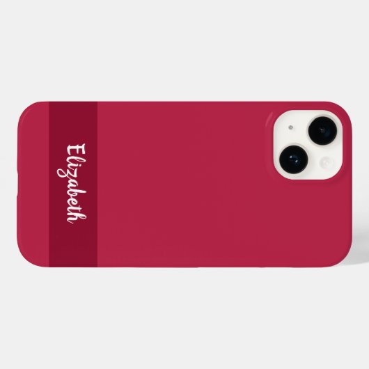 Stijlvolle magenta op maat Case-Mate iPhone case (Achterkant (horizontaal))