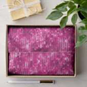 Stijlvolle magenta roze glans glitter tissuepapier (Geschenk)